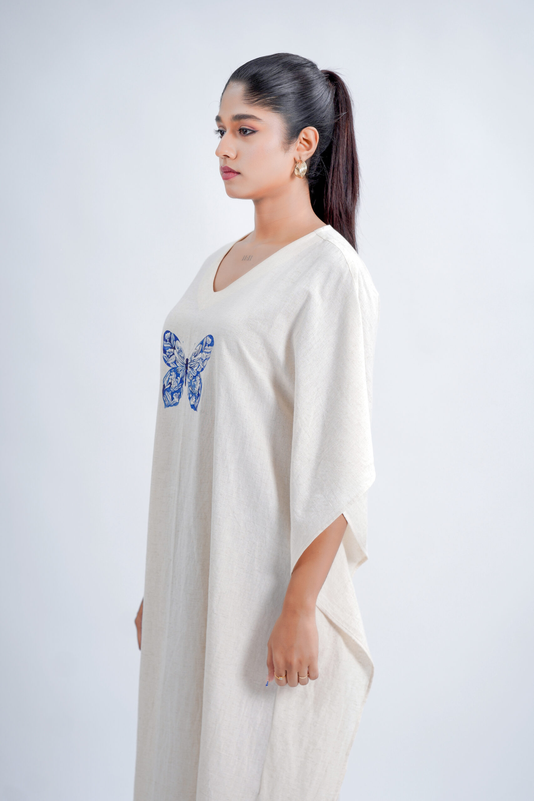LINEN COTTON KAFTAN