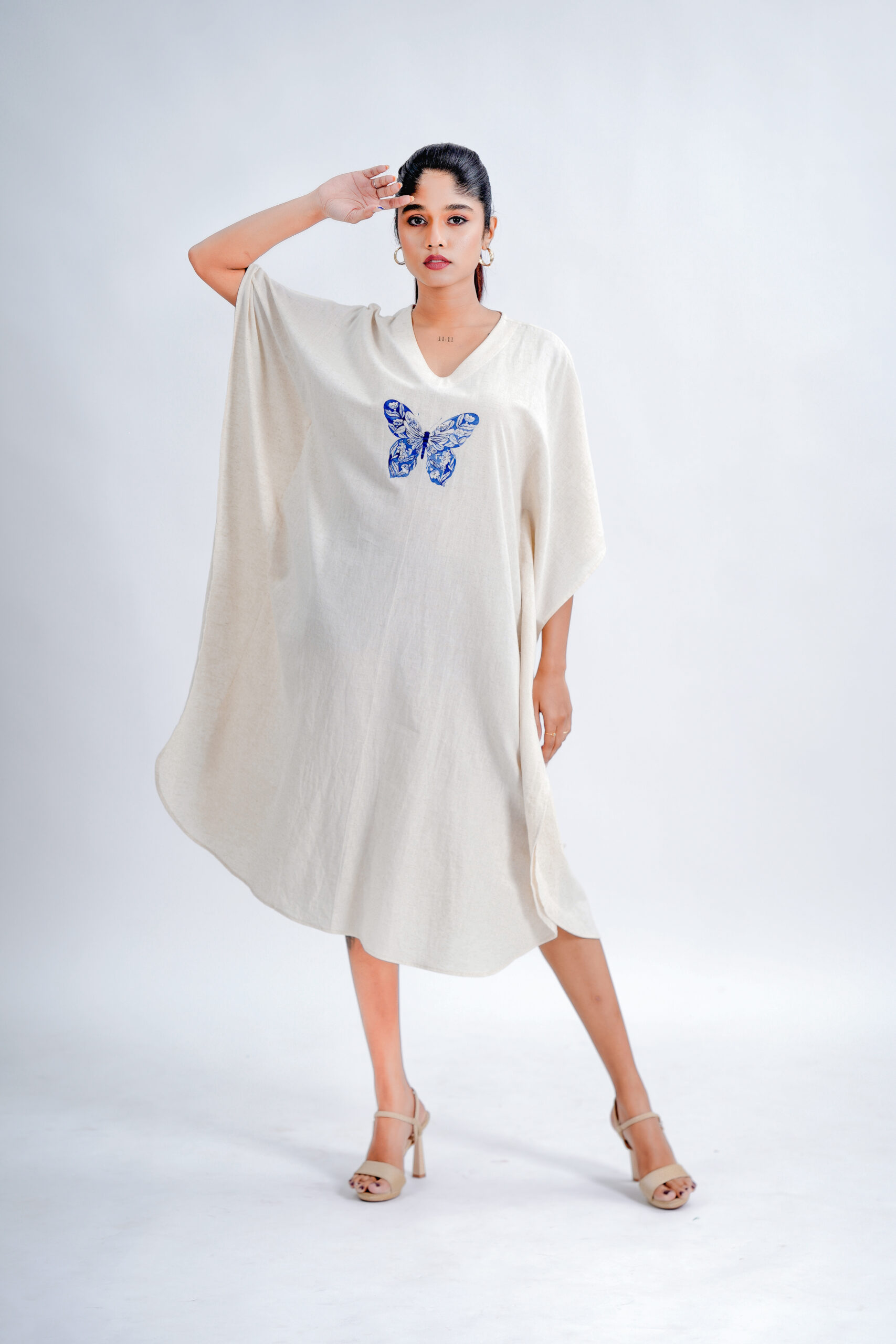 LINEN COTTON KAFTAN