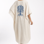 indigo tree kaftan